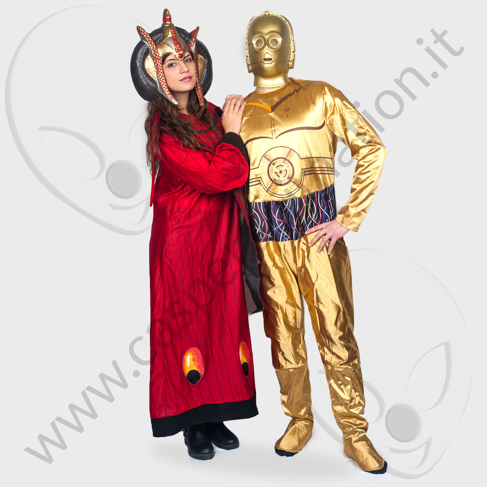 Costume Star Wars C3BO e Principessa Amidala