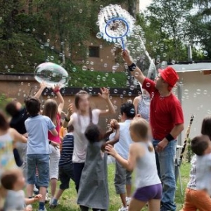 Spettacolo bolle giganti