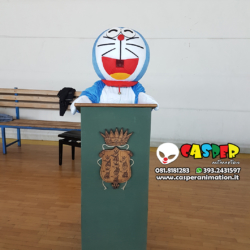 Doraemon Mascotte Gommapiuma Costume Doraemon