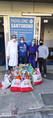 Ospedale Santo Bono Martemucci Pasqua 2021